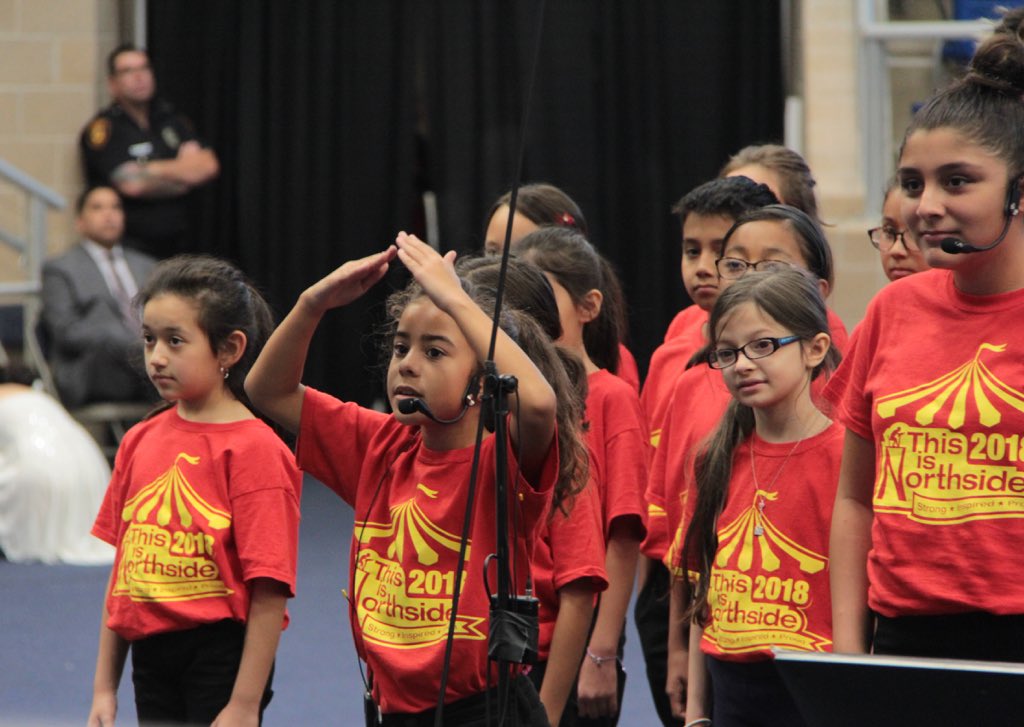 NISD's tweet photo. #ThisIsNorthside- “a million dreams is all it’s gonna take...” 🎼 How will you encourage NISD students to dream big? https://t.co/6WYH9StnoE