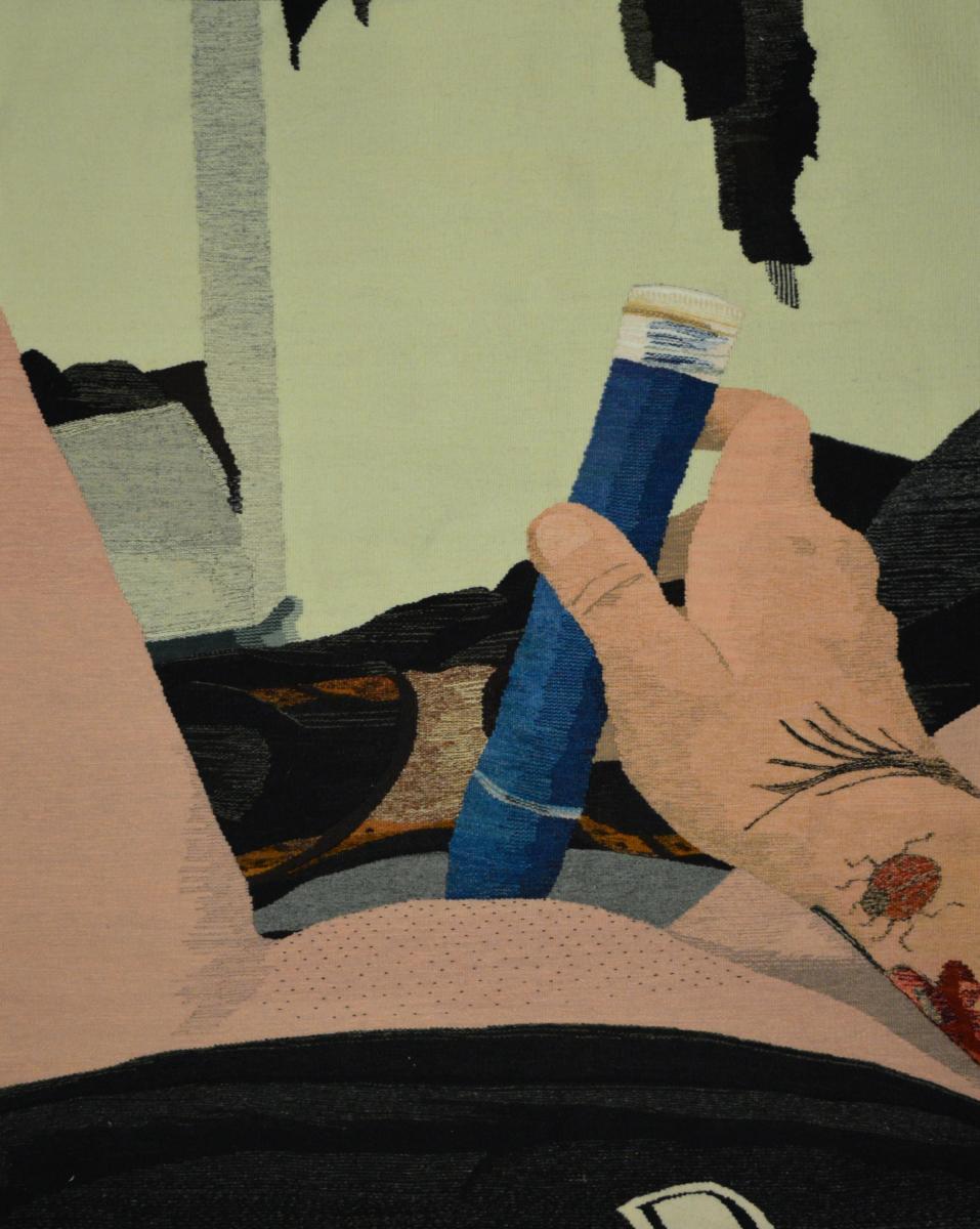 Francesca Aton discusses female sexuality and utility in Erin M. Riley's "Used Tape" at PPOW Gallery, New York eutopia.us/erin-m-riley/