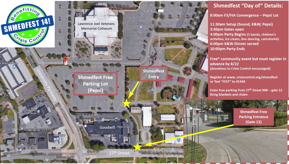 Alex Hudson (@al_hudson6) on Twitter photo Come one, come all to the FiA/F3 Shmed-lympics beatdown!
Saturday - 0800 - 0915
6.5 Q's scheduled!
"Fun" for all ages! <a href="/Plunger_WS/">Steve Cavanaugh</a> has arranged free food & drinks for all post-beatdown. #ABCpermitssecured
<a href="/F3WinstonSalem/">F3 Winston Salem</a> <a href="/FiAWinstonSalem/">FiA Winston Salem</a> <a href="/F3Nation/">F3</a> Come one, come all to the FiA/F3 Shmed-lympics beatdown!
Saturday - 0800 - 0915
6.5 Q's scheduled!
"Fun" for all ages! <a href="/Plunger_WS/">Steve Cavanaugh</a> has arranged free food & drinks for all post-beatdown. #ABCpermitssecured
<a href="/F3WinstonSalem/">F3 Winston Salem</a> <a href="/FiAWinstonSalem/">FiA Winston Salem</a> <a href="/F3Nation/">F3</a>