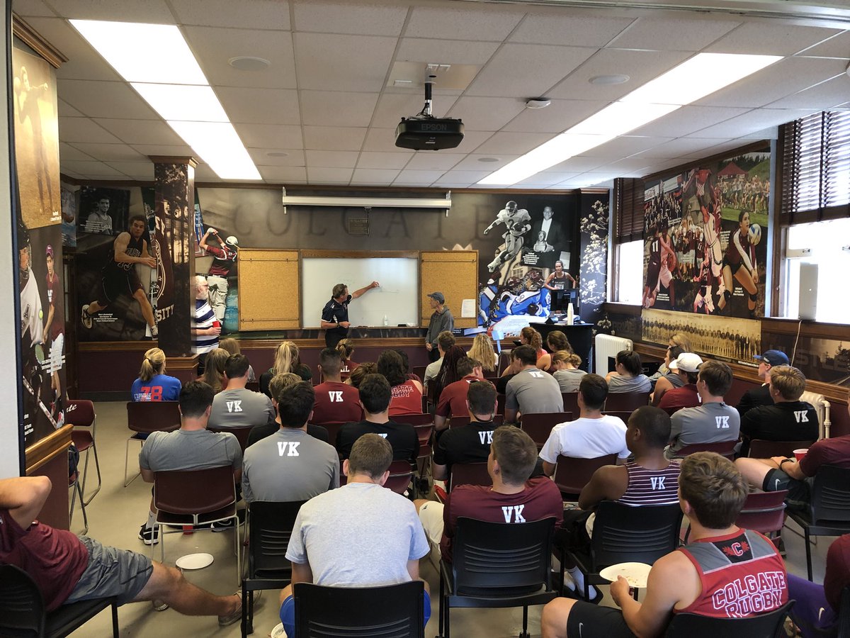 Adding to our repertoire on our off day.  Ladies are getting certified as referees through USA Rugby Level 100 Referees Clinic.  Getting better on and off the pitch!