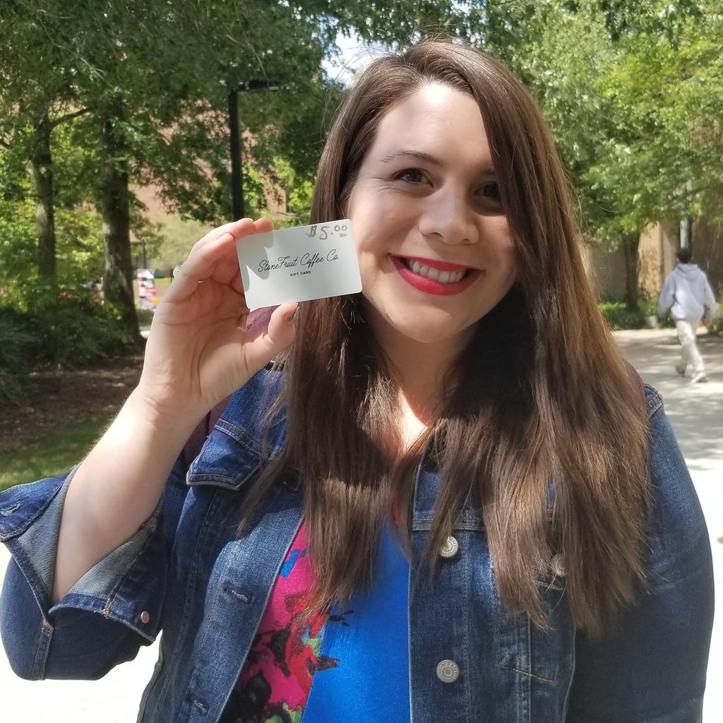 ysuenactus's tweet photo. We have our third winner! Stop by the Enactus booth for your chance to win another StoneFruit Coffee gift card! #YSU #YoungstownStateUniversity #Enactus #Enactusysu #WeAllWin #StoneFruit https://t.co/bs5hIOf8Tw