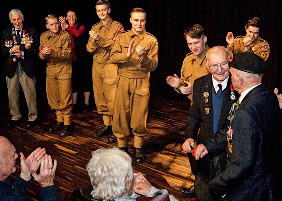 AdamCBruce's tweet image. Can’t believe it’s been a year since we were about to go on tour with #BombHappy. I’m very much looking forward to new horizons in the coming months and, in the (hopefully) not too distant future, bringing the story of the Veterans to the stage again! @EverwitchTC @sommecourt