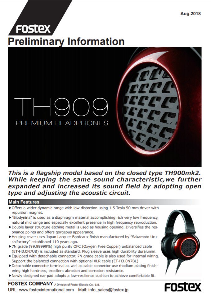 takaraudio's tweet photo. 期待でしかない。
早く日本で。。

#FOSTEX 
#TH909 https://t.co/atUNCDkxXY