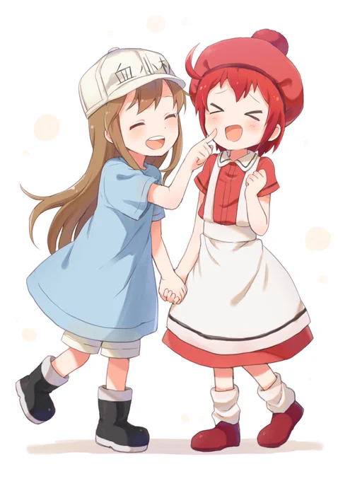 【お題箱】はたらく細胞の血小板ちゃんと赤芽球ちゃん 