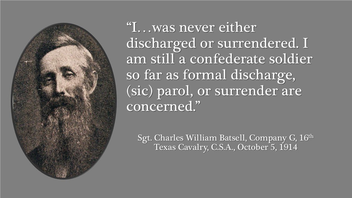 16thTxCav's tweet photo. Happy 179th Birthday to Sgt. Charles W. Batsell, Co. G, 16th Texas Cavalry, born August 23, 1839. https://t.co/82rs3scAnT