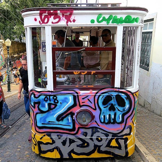 liamfitchett's tweet photo. Tram spotting in Lisbon https://t.co/S2Mnd6wBiX https://t.co/yBbHvrnG6O