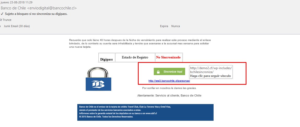 juaanedua's tweet photo. @bancodechile Estimados, favor revisar si es un virus me llego a mi correo los siguente: https://t.co/W3XCzln9nu