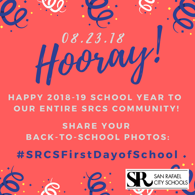 SRCSSchools's tweet photo. Here we go! Welcome to the 2018-19 School Year! #SRCSFirstDayofSchool https://t.co/hxb7N1cinJ