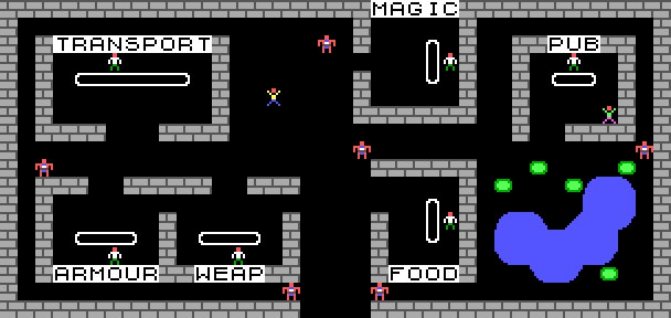 ultimadragons's tweet photo. Today's #UltimaFact: The shop Super Duper New and Used Transport of #UltimaI had several locations with different offerings, such as horses, frigates, and aircars. In the 1986 PC remake, the shop was renamed Scooter's Super Duper Transport, Inc., and is only located in Britain. https://t.co/RWeC59VNRL