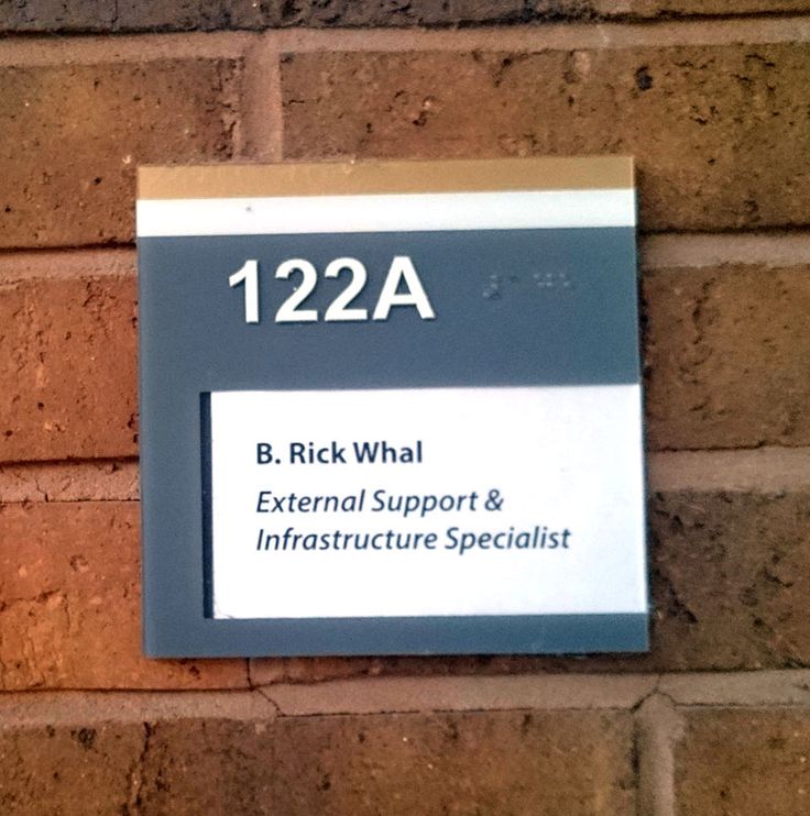 MountainDogSign's tweet photo. Here @MountainDogSign we are all about ADA signs.  This one is particularly funny.  It might take a few reads to get the joke. Love the job titles. #jacklovessigns https://t.co/Kx7VbPI5TZ