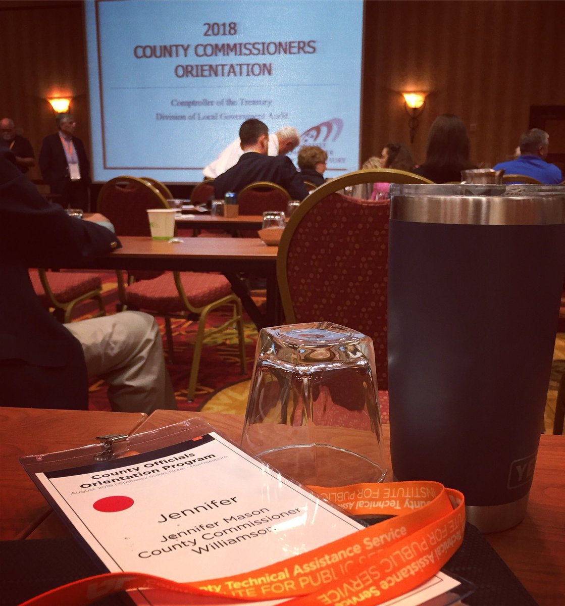 masondistrict3's tweet photo. Attending my first County Officials Orientation Program and excited to serve my first year as your elected official! https://t.co/WxsIcCSC7I
