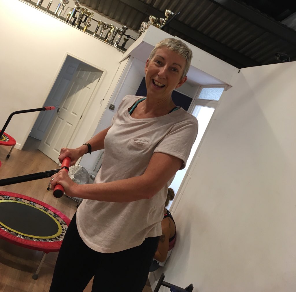 AnnWilliams6's tweet photo. Yes I’m hooked #BoogieBounce #NursesActive #preclass @WeNurses I’ll be shattered shortly!! I love the trampoline.... https://t.co/xGdoybEVG3