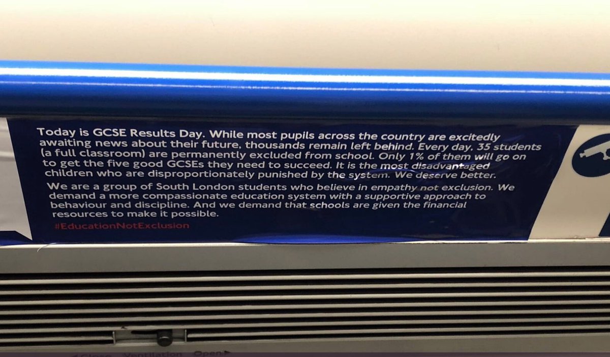 SendCrisis's tweet photo. #EducationNotExclusion thanks for highlighting this important issued with a fantastic marketing campaign. #SENDnationalcrisis #sendnationalmarch 30may19, do let us know if you have ideas for another brilliant marketing strategy we could use 😃 https://t.co/1I88GzMgJk