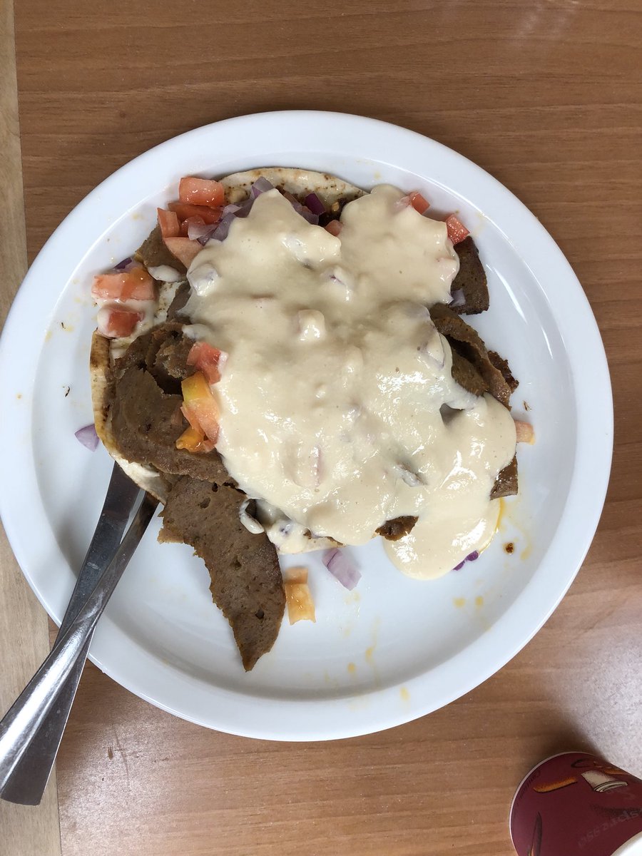 Quintessential #uglydelicious . Nova Scotia donair.