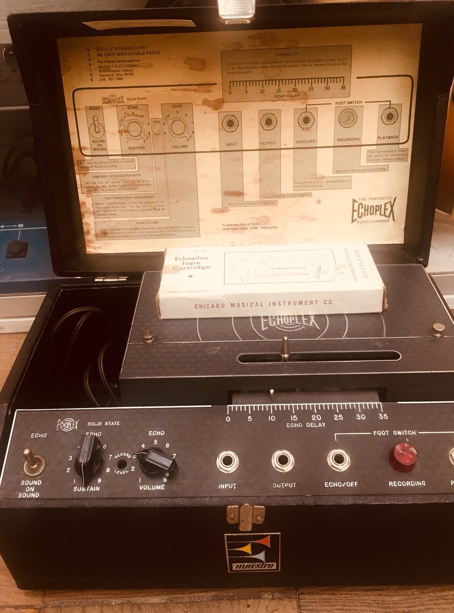 realzoobrazil's tweet photo. Time for some tapeeeeecho.. #tape #echo #vintage #echoplex #outcoldstudios #zoobrazil https://t.co/099dnskHdL