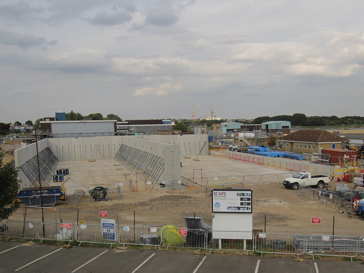 What a difference 4 weeks make at Coppermills WtW  <a href="/ShayMurtagh/">Shay Murtagh Precast</a> <a href="/RBettsConstruct/">R Betts Construction</a>