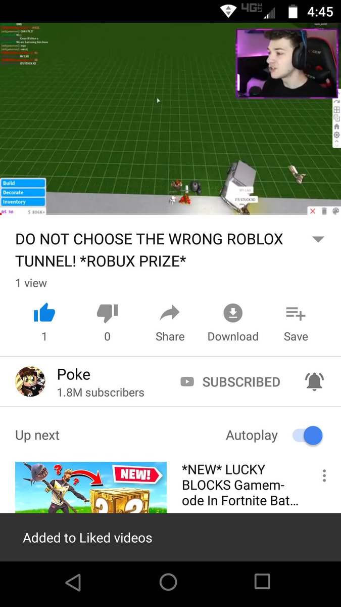 Poke On Twitter Do Not Choose The Wrong Roblox Tunnel Robux Prize Https T Co 8ofqpelprl Via Youtube - why is roblox doing this to games by poke