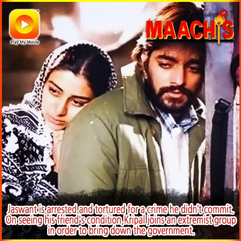 PlayMyMovie's tweet photo. A movie studded with songs like  "Chappa Chappa Charkha Chale" and "Chhod Aaye Hum Vo Galiyaan" also has an engaging plot. Don't miss this movie on #playmymovieapp
#romance #patriotism #patriotic #nation #Bollywood #plottalk #gulzar #ompuri #tabu #Chandrachusingh
#jimmysheirgill https://t.co/J8kxFlNQ7I