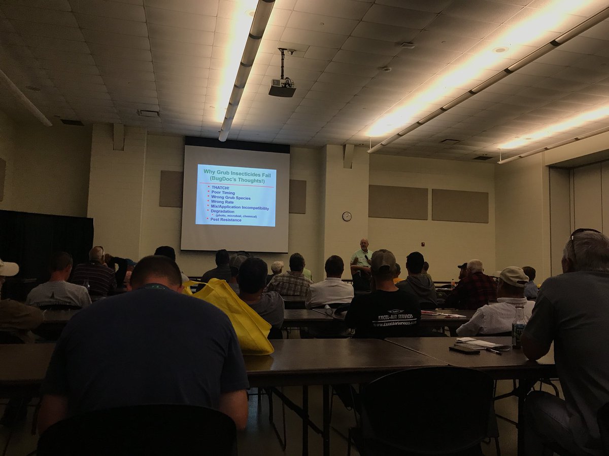 purdueturfpath's tweet photo. Great presentation by @ohiobugdoc at the #IPLLA conference in Danville. https://t.co/Nt5b2kKoao