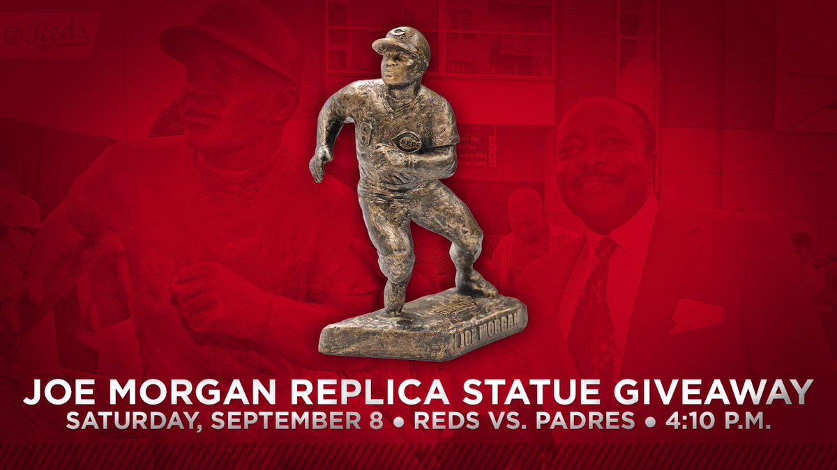 Cincinnati Reds On Twitter How Does A Replica Statue Of The Greatest Second Baseman Of All Time Sound Grab Yours Sat 9 8 Free To The First 20k Fans Https T Co Snpkyzrjqb Https T Co Lcejvgxjcs