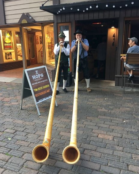 #TBT to last year’s HOPstoberfest with the Alpine Echo Band. Stay tuned to see what we’re doing this year. These two gentlemen may or may not be playing an encore.