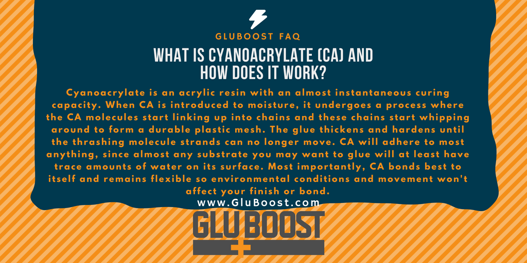 gearupproducts's tweet photo. #gluboost FAQ! What is Cyanoacrylate (CA)? How does it work? #glue #adhesive #woodturning #wood #woodwork #repairs #guitar #guitars #guitarist #guitarrepair #fenderguitars #luthier #luthiery #luthierguitars #gluboost #glue #gibsonguitar #martinguitar #thursday #thursdayafternoon https://t.co/1FXfdXO4ea