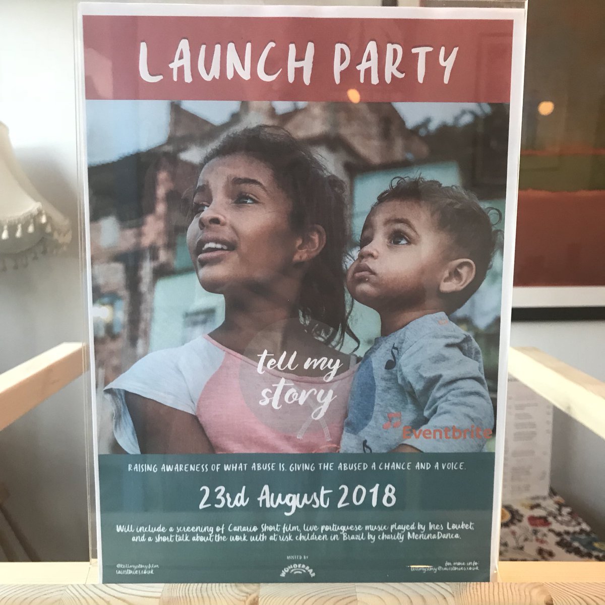 Tonight.. Documentary Launch Party for <a href="/tellmystorydoc/">Tell My Story Documentary</a>. Starts 7.45