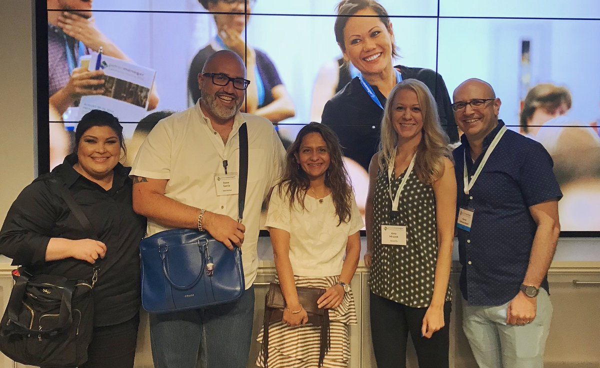 ShowClix's tweet photo. The gang's all here! We're having a great time at @patronmanager's #PMCM18!

#NYC #eventprofs #eventtech #eventtechnology #ticketing https://t.co/2T6kfI7W31