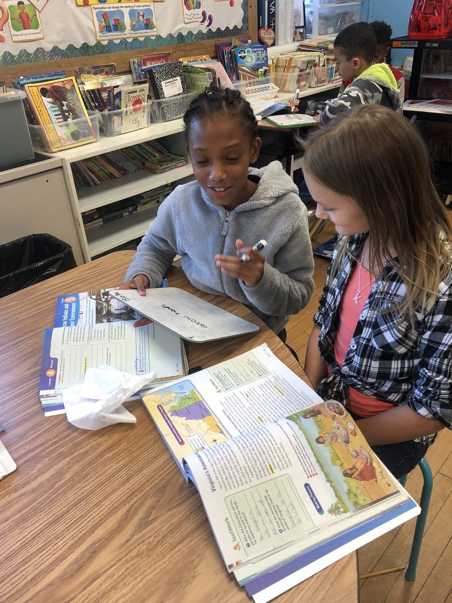bethbrownteach's tweet photo. Who would’ve thought reading a text book could be so fun? Just give them a buddy and a white board and they’re ALL IN! #tcmsoars #classroomengagement https://t.co/v4aoy5Qsl6