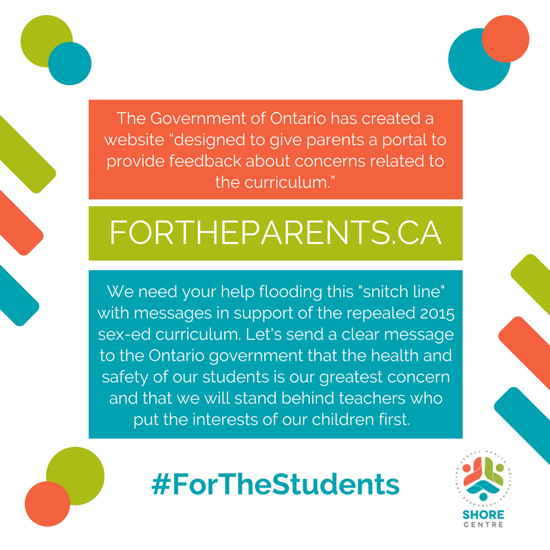 SHORECentreWR's tweet image. Have you heard? The government launched a snitch line and website to collect anonymous complaints about teachers teaching sex ed. Let's flood them with complaints about their decision to repeal the 2015 Curriculum. Visit fortheparents.ca and #SaveSexEd #ForTheStudents