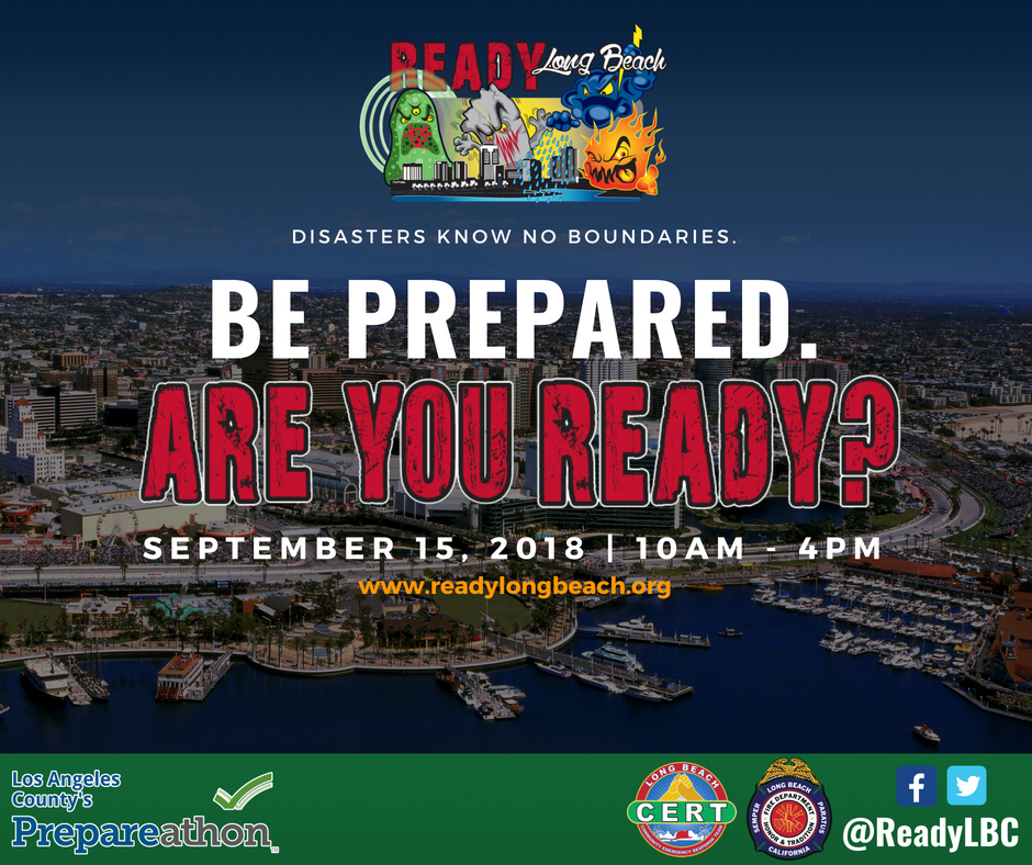 READYLBC's tweet photo. #SaveTheDate Ready Long Beach is approaching fast! Join us at @CSULB outside of the Walter Pyramid on Saturday, September 15 and learn life-saving tips, hands-only CPR and more! https://t.co/IifFLd6GrP