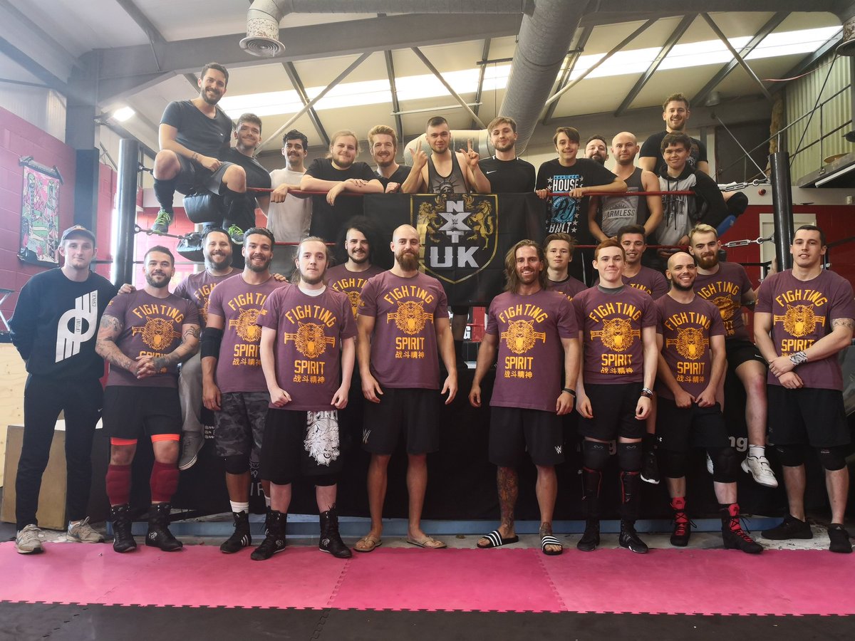 FSWrestlingUK's tweet photo. Both @ZackGibson01 &amp; @JamesDrake_GYT have returned to the school after traveling America with @ThisIs_Progress &amp; @WWENXT and China. 

Sharing the knowledge they have learnt whilst away to help build the future of professional wrestling. 

🦁 https://t.co/sbgNGpxuqN