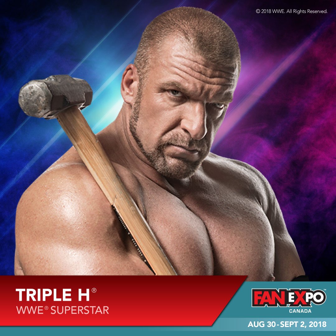 Don't forget that we're laying the smackdown with the one and only <a href="/TripleH/">Triple H</a> &amp; more fantastic WWE guests this year! Check it out: fanexpocanada.com/en/buy-tickets…