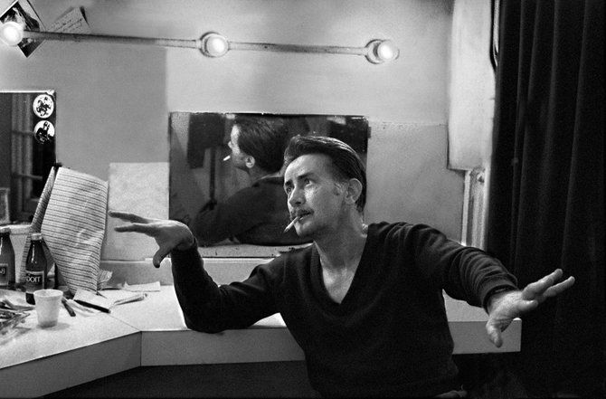 Cool shot of Martin Sheen from The Half: Actors Preparing for the Stage, by Simon Annand