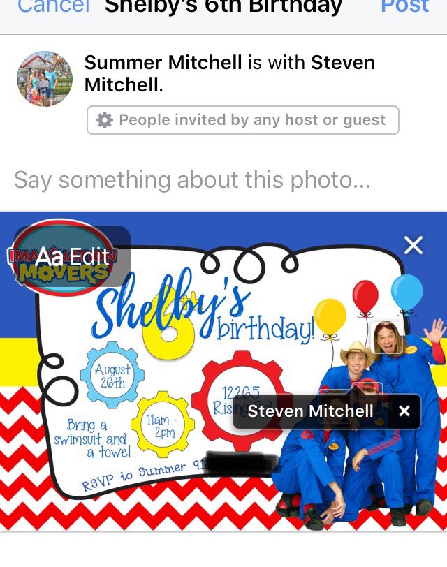 BSBcaligirl's tweet photo. In the 9 or so years weβve been fans, everyone has always said my hubby looked like Mover Smitty... apparently FB auto tagging feature agrees π @iMovers @AllAboutBurros #imaginationmovers #moversfamily #moversmitty #twins https://t.co/EocR2QUyjM