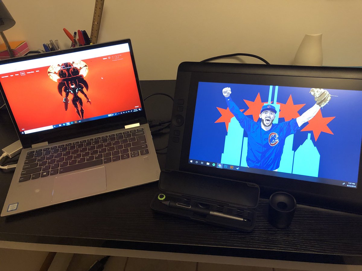 ACRIllustration's tweet photo. THE SETUP IS WORKING!!!!!!!!!! Hope you’re all ready for some new work!!!! https://t.co/zlUctSm644