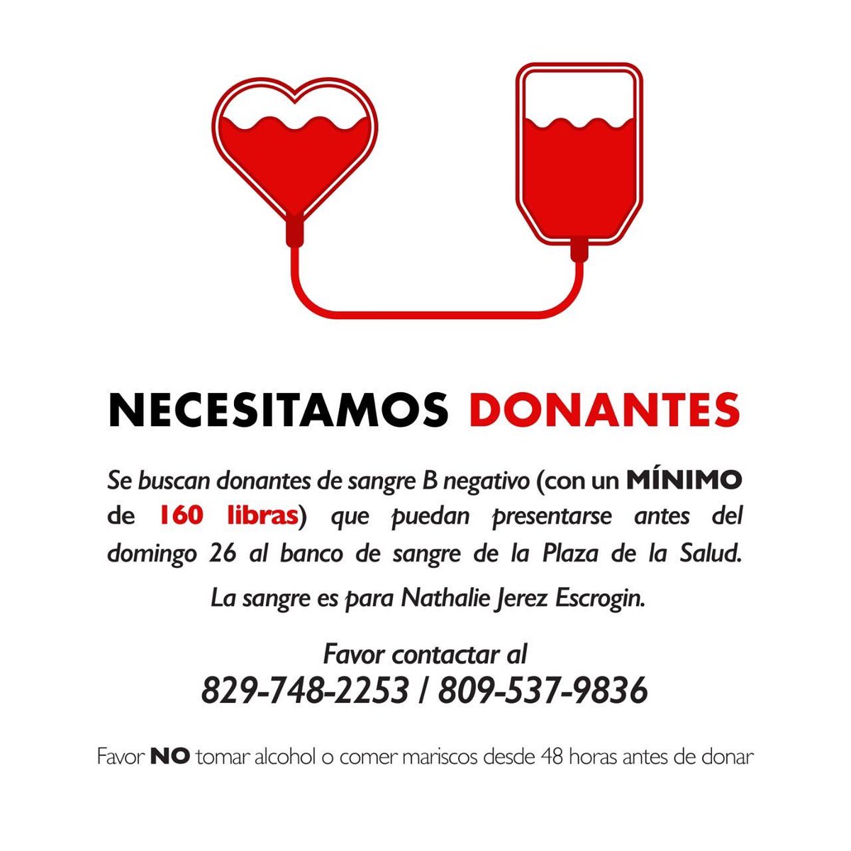 bolivarvalera's tweet photo. Se alguno de ustedes puede donar si no la sangre, dona el RT https://t.co/GWl7rZUd6U