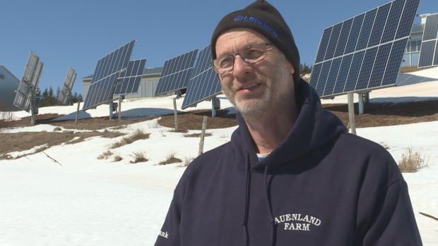 BuyLocalNB's tweet photo. Leave it to a #NBFarmer to have the gumption to start New Brunswick's first and only #solarfarm, and now, after just one year, he's already expanding to 400 panels --> https://t.co/QQqJtnkuSP #nb #entrepreneurs #greenentrepreneurs #goelectric https://t.co/b9LnGDfgQv