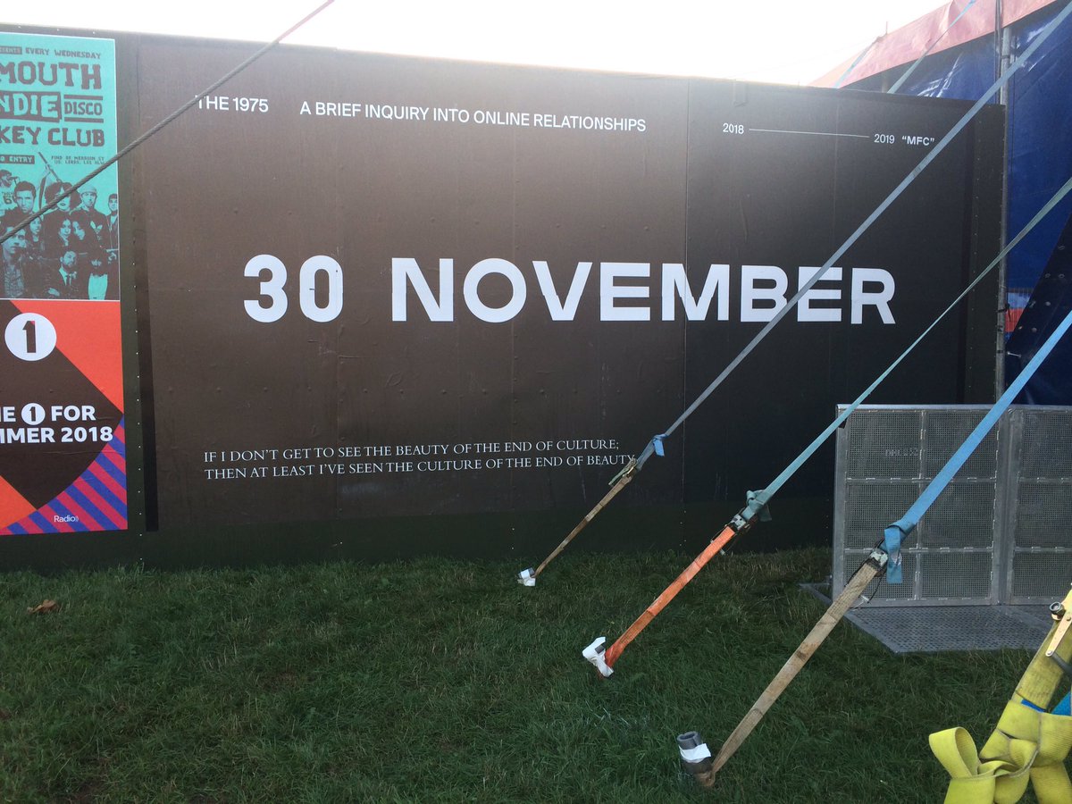 the 1975 album release date? poster at #RandL18