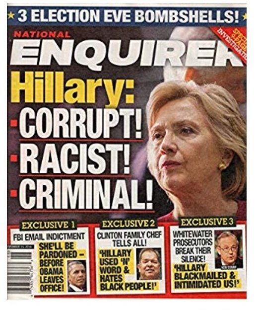 Image result for national enquirer clinton haiti