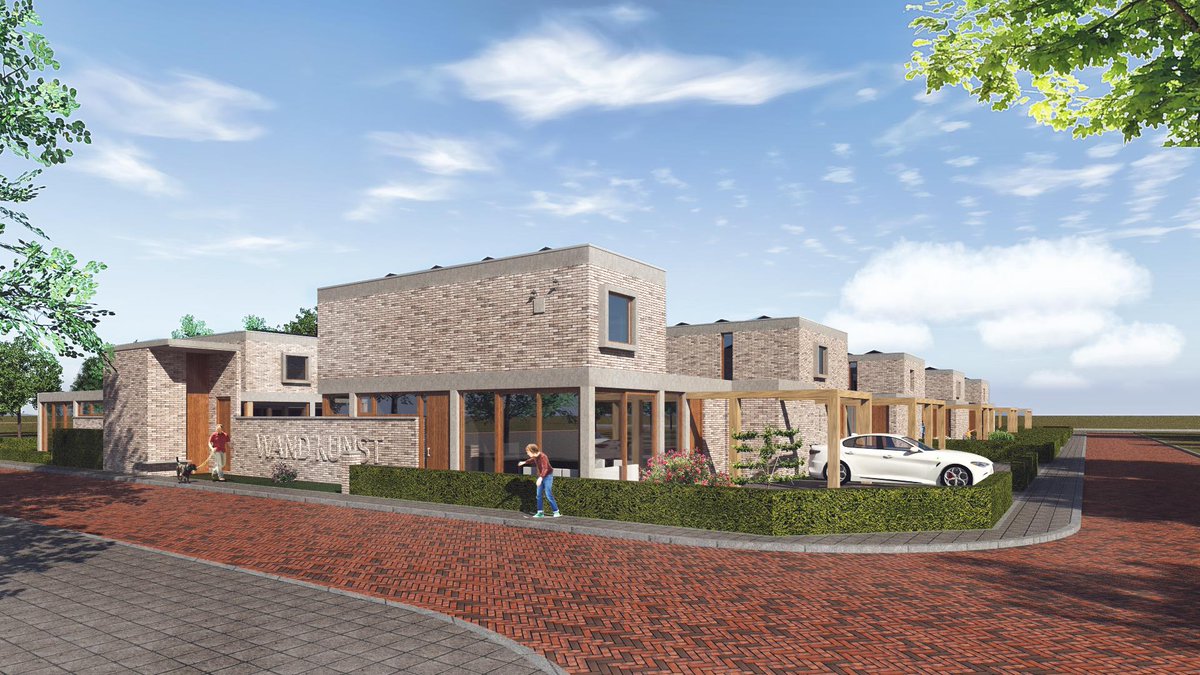 Achttien nieuwe woningen die binnenkort in Nagele verrijzen, zijn helemaal afgestemd op de kenmerkende architectuur van het dorp bit.ly/2P39V5X