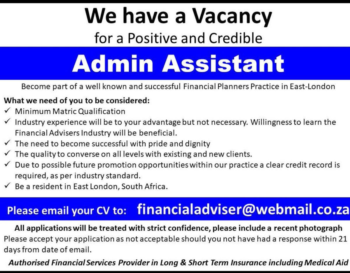 We are an equal opportunity practice.