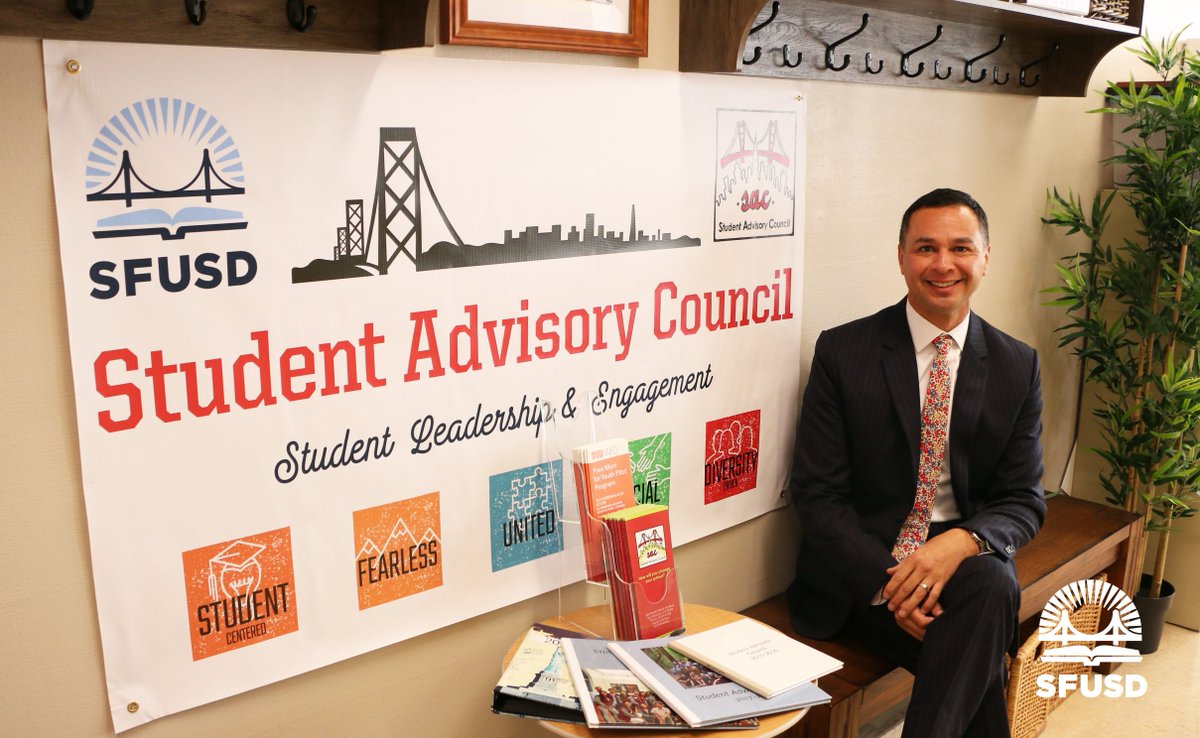 SFUnified's tweet photo. "The most rewarding thing about my position is that I get to work hands-on with students who are advocates for their peers and who want to see change." #WeAreSFUSD https://t.co/qllBfOiJzQ