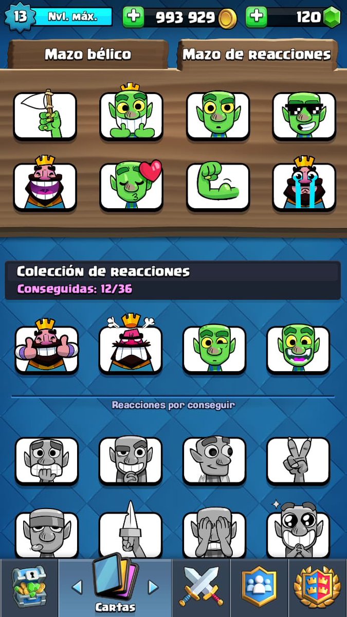 Compensando nuestra reciente ausencia por este medio, presentamos una nueva cuenta en el armario.

- Cambio de nombre 
- Nivel alto en cartas comunes, especiales, épicas y legendarias 
- Emojis incluidos 
- Mas info al DM 
#OP #Opy