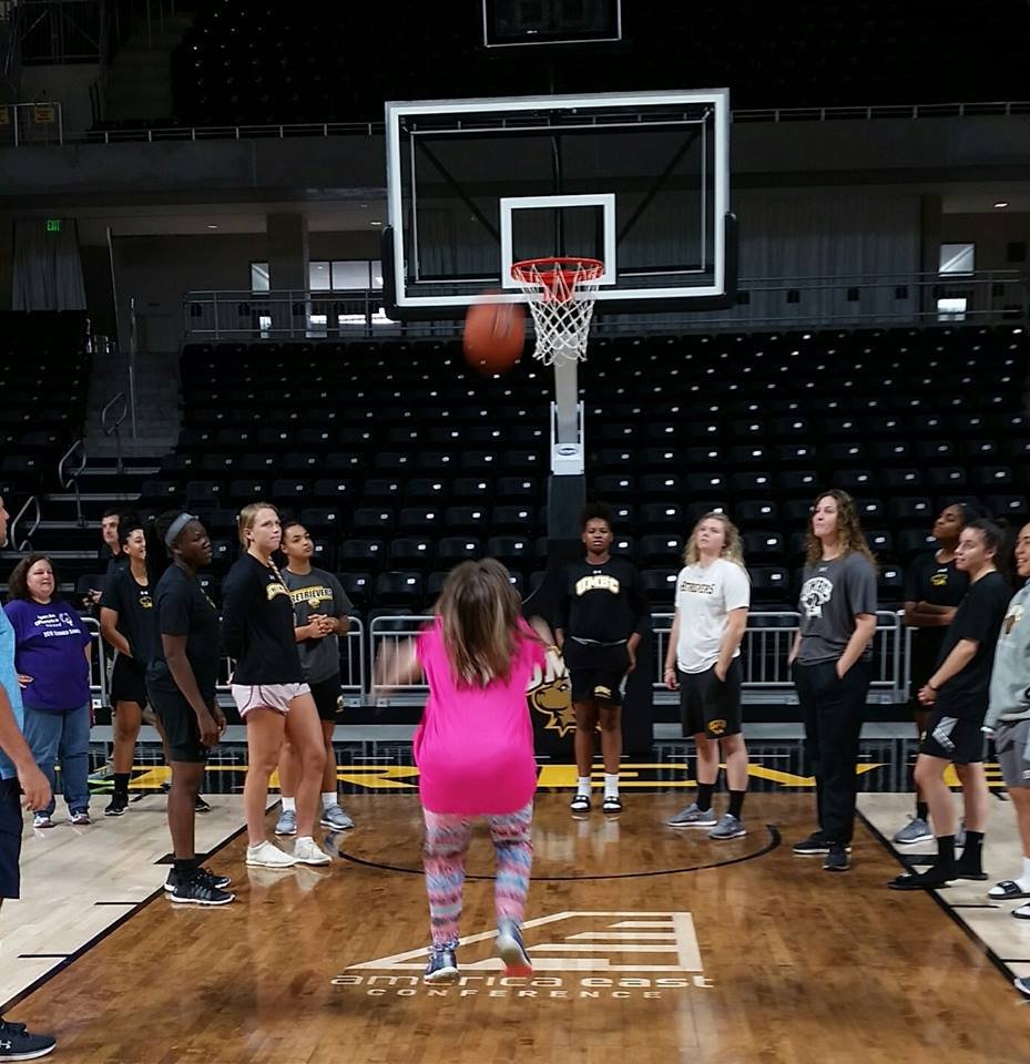 TeamUpFor1's tweet photo. Meet &amp; Greet for Kaitlyn Valentine with the UMBC Women's Basketball team on August 15th https://t.co/AcdBiHqHPN
