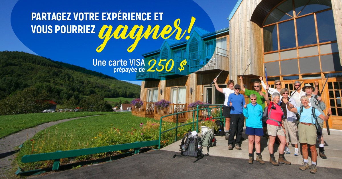 SaguenayLac's tweet image. Partagez-nous vos expériences et vous pourriez courir la chance de gagner une carte VISA prépayée de 250 $!

Vous avez visité le Saguenay-Lac-Saint-Jean récemment ? Nous aimerions savoir comment s’est passé votre séjour! 👉 fr.surveymonkey.com/r/Z22RJKL   #saglac #cestgeant