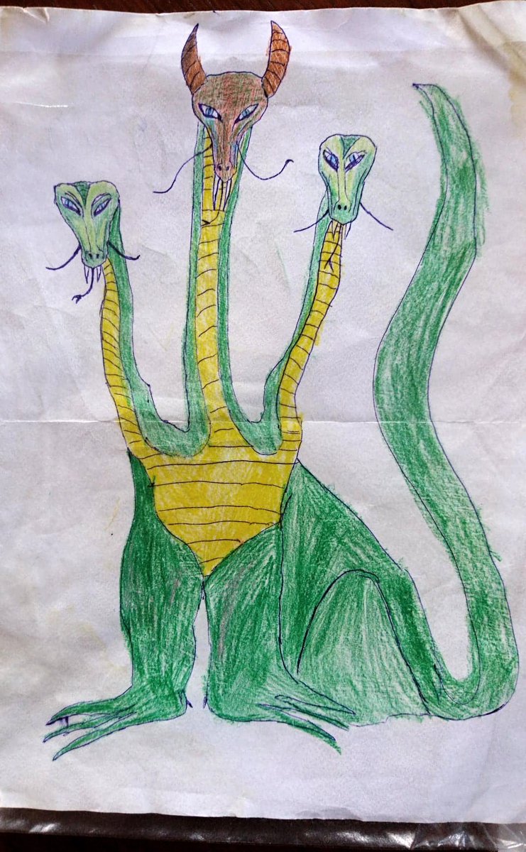 mkatanskaart's tweet photo. That feeling when you realize that when you were 4 (!) you were a better concept artist than you are now. #dragon #conceptart #incredibledesign https://t.co/xni9VVLyNa