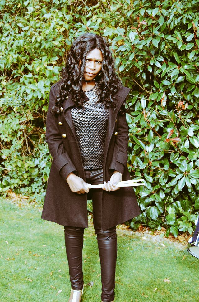 africanqueenuk1's tweet photo. Our lead singer and drummer Antonia. https://t.co/6cJ0qaVSfK