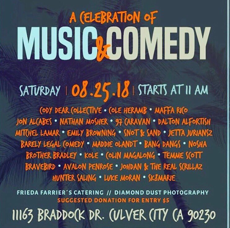 brettddrums's tweet photo. Ripping two shows this weekend with the @MaffaRico crew! Hope to see some friends out, we’ve got a killer set lined up for y’all! 🤘

#maffarico #funk #rock #LosAngeles #drummer #drums #vibes #band https://t.co/Qw1nkmmENE