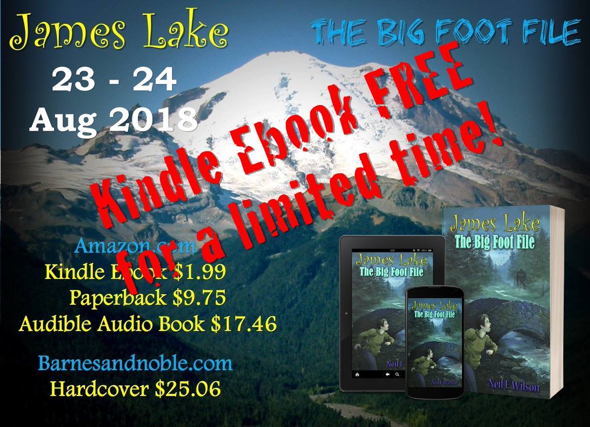TODAY AND TOMORROW - 23 &amp; 24 Aug ONLY!!!!!
GOING ON NOW!  GRAB IT!

#free #audiobook #youngadult #bigfoot #kindlebooks #kindledeals #ebook #freeebooks #freekindlebooks #Bestseller